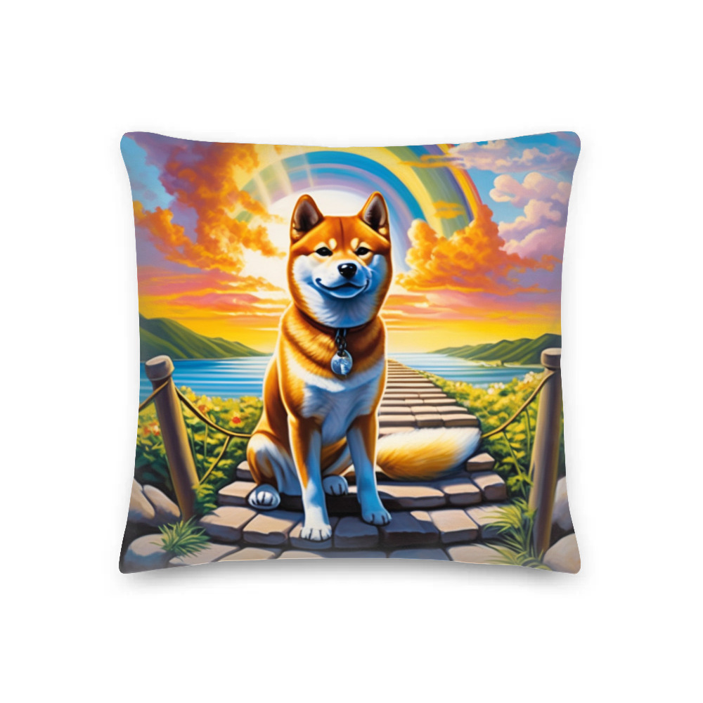 PugMug Custom Shiba Inu Premium Pillow