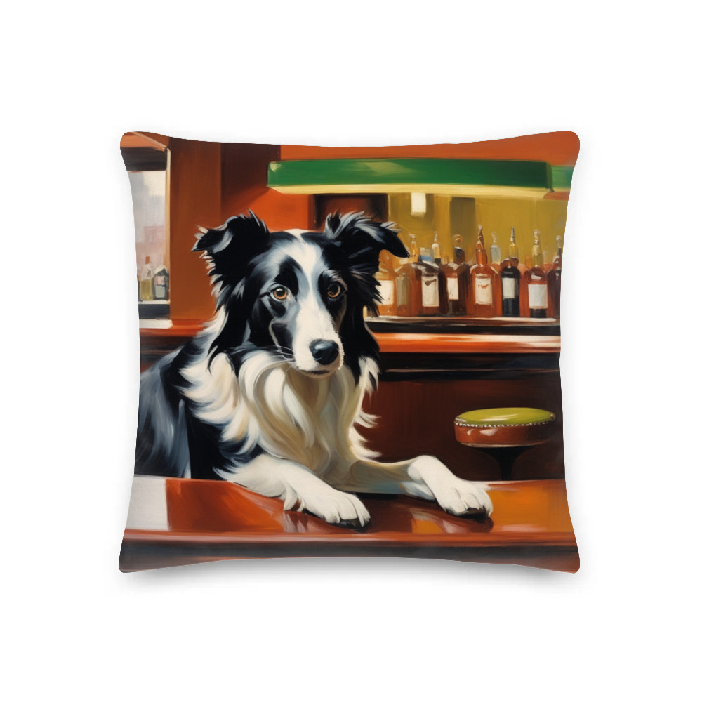 PugMug Custom Border Collie Premium Pillow
