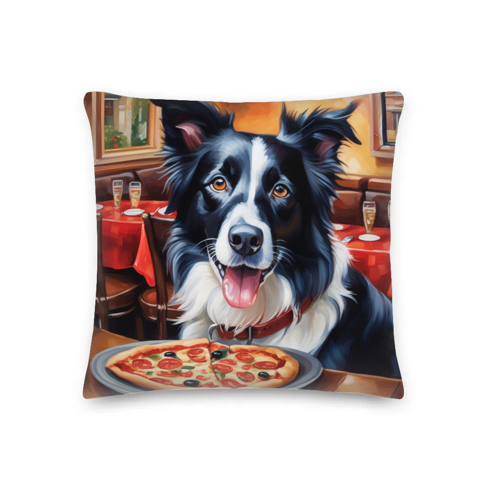 PugMug Custom Border Collie Premium Pillow