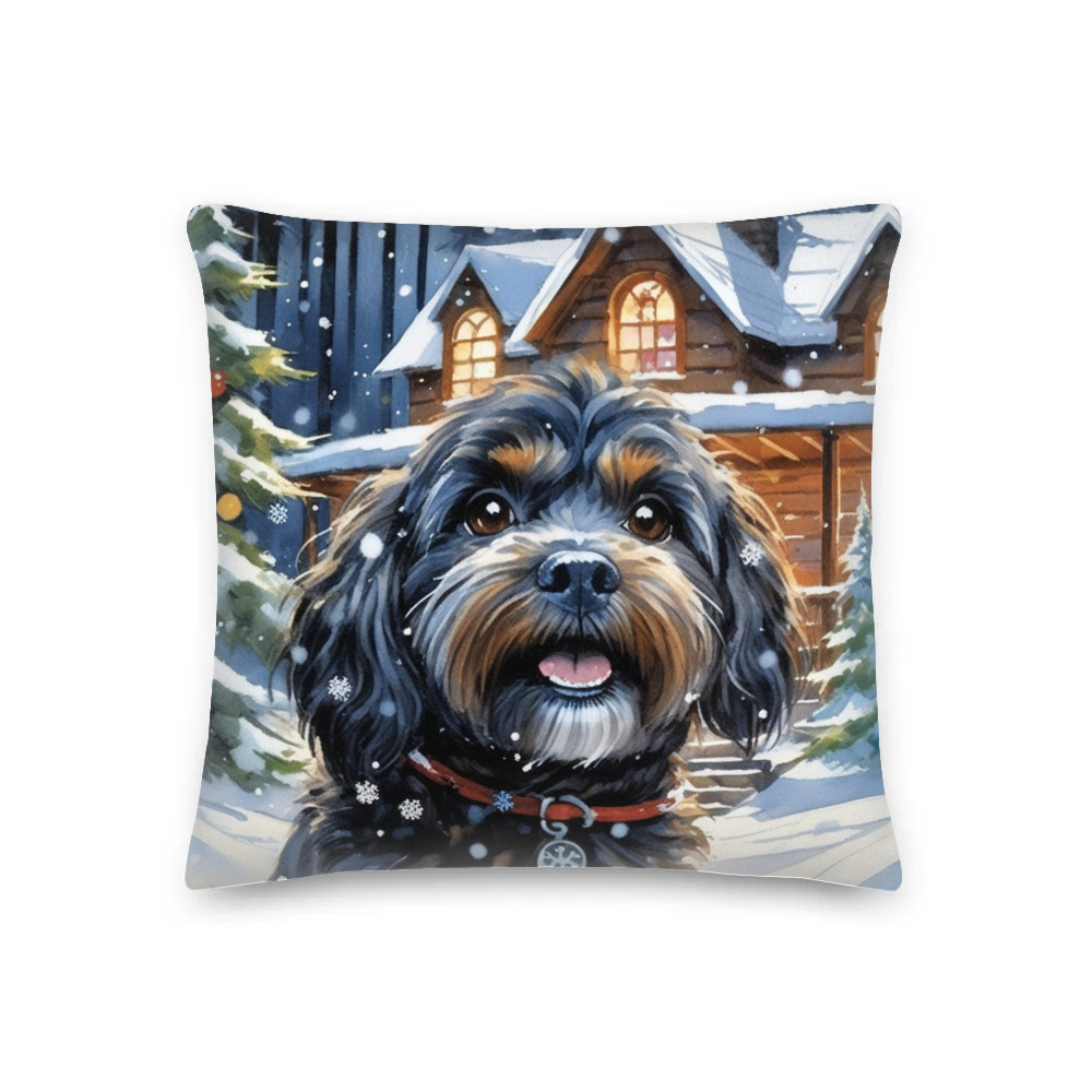 PugMug Custom Lily Premium Pillow