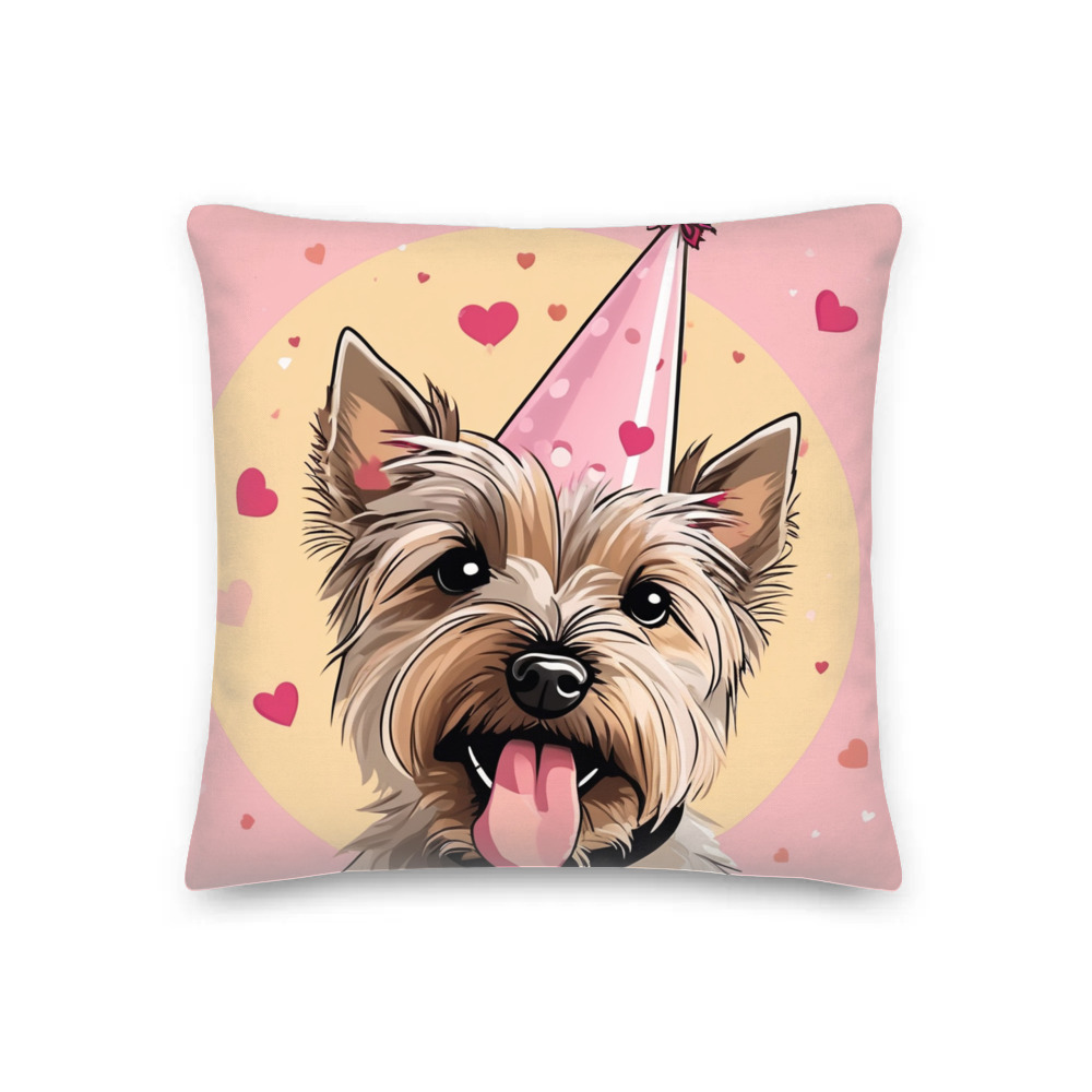 PugMug Custom Cairn Terrier Premium Pillow