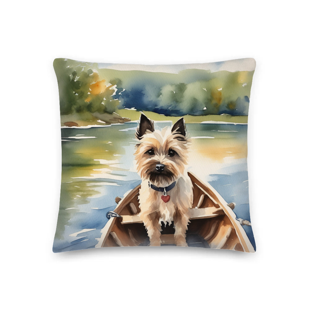 PugMug Custom Cairn Terrier Premium Pillow