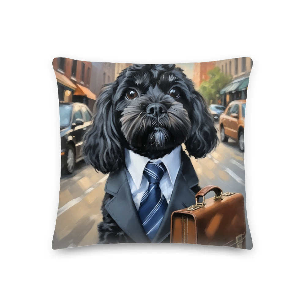 PugMug Custom Lily Premium Pillow