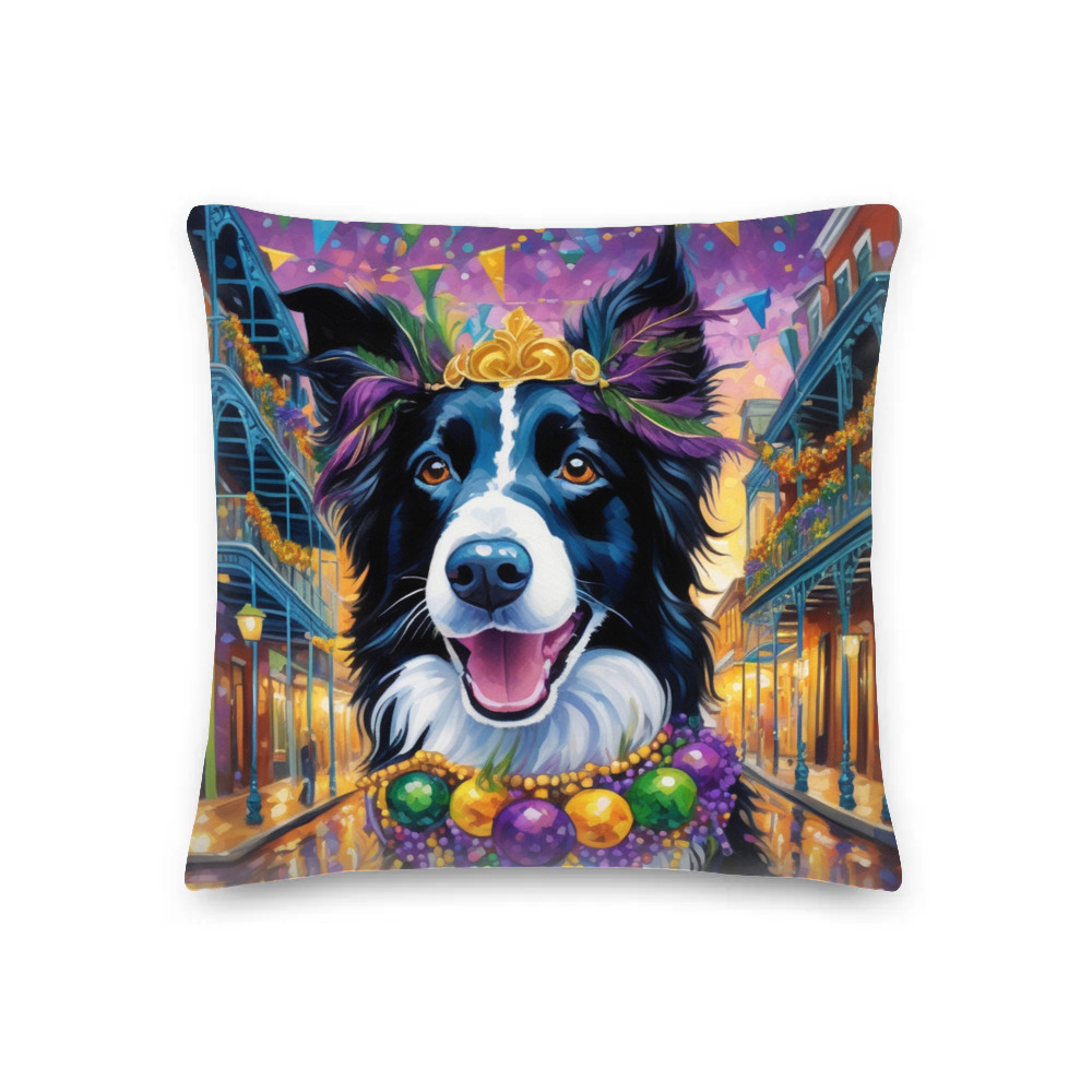 PugMug Custom Border Collie Premium Pillow