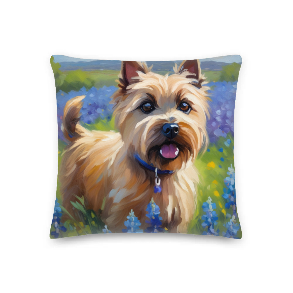 PugMug Custom Cairn Terrier Premium Pillow