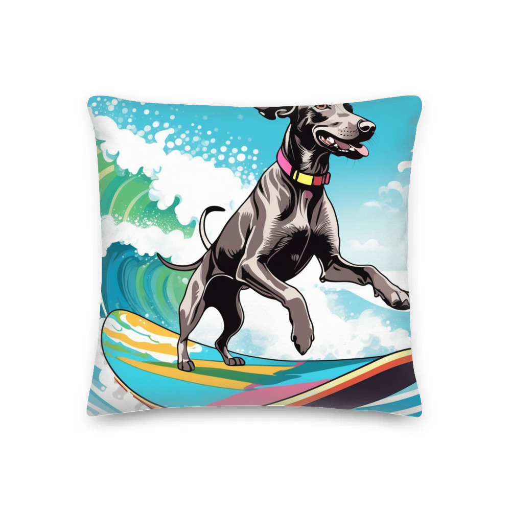 PugMug Custom Weimaraner Premium Pillow