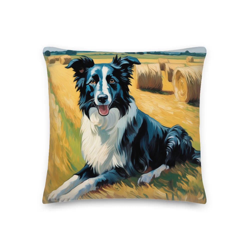 PugMug Custom Border Collie Premium Pillow