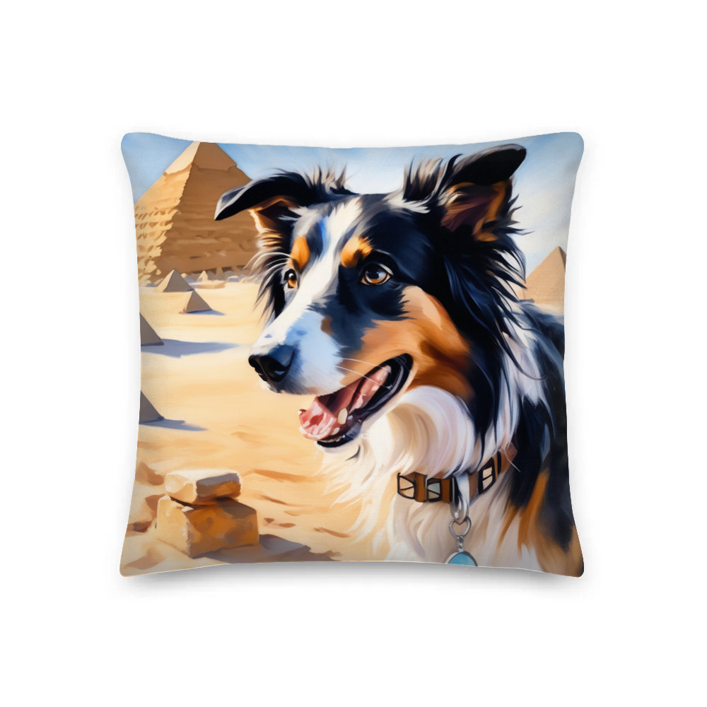 PugMug Custom Border Collie Premium Pillow