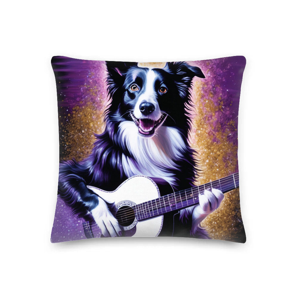 PugMug Custom Border Collie Premium Pillow