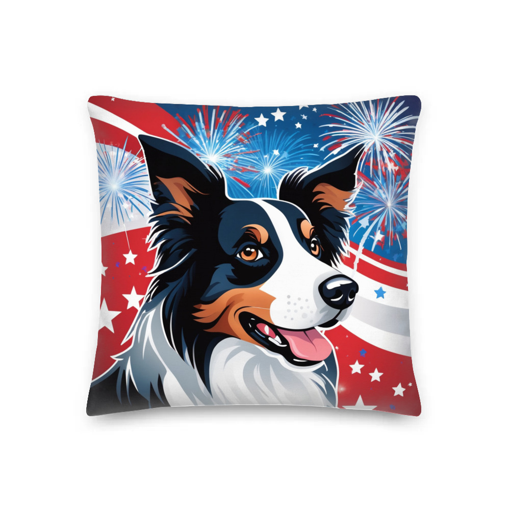 PugMug Custom Border Collie Premium Pillow
