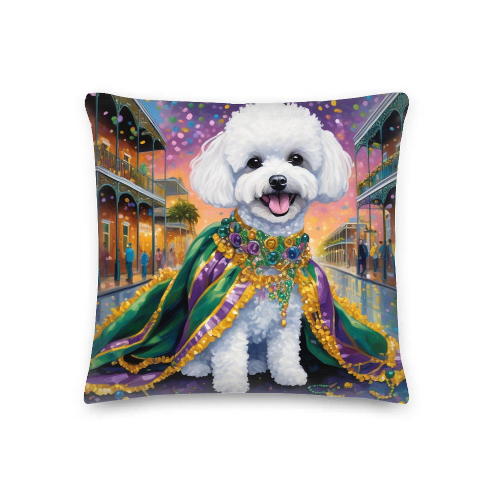 PugMug Custom Bichons Frise Premium Pillow