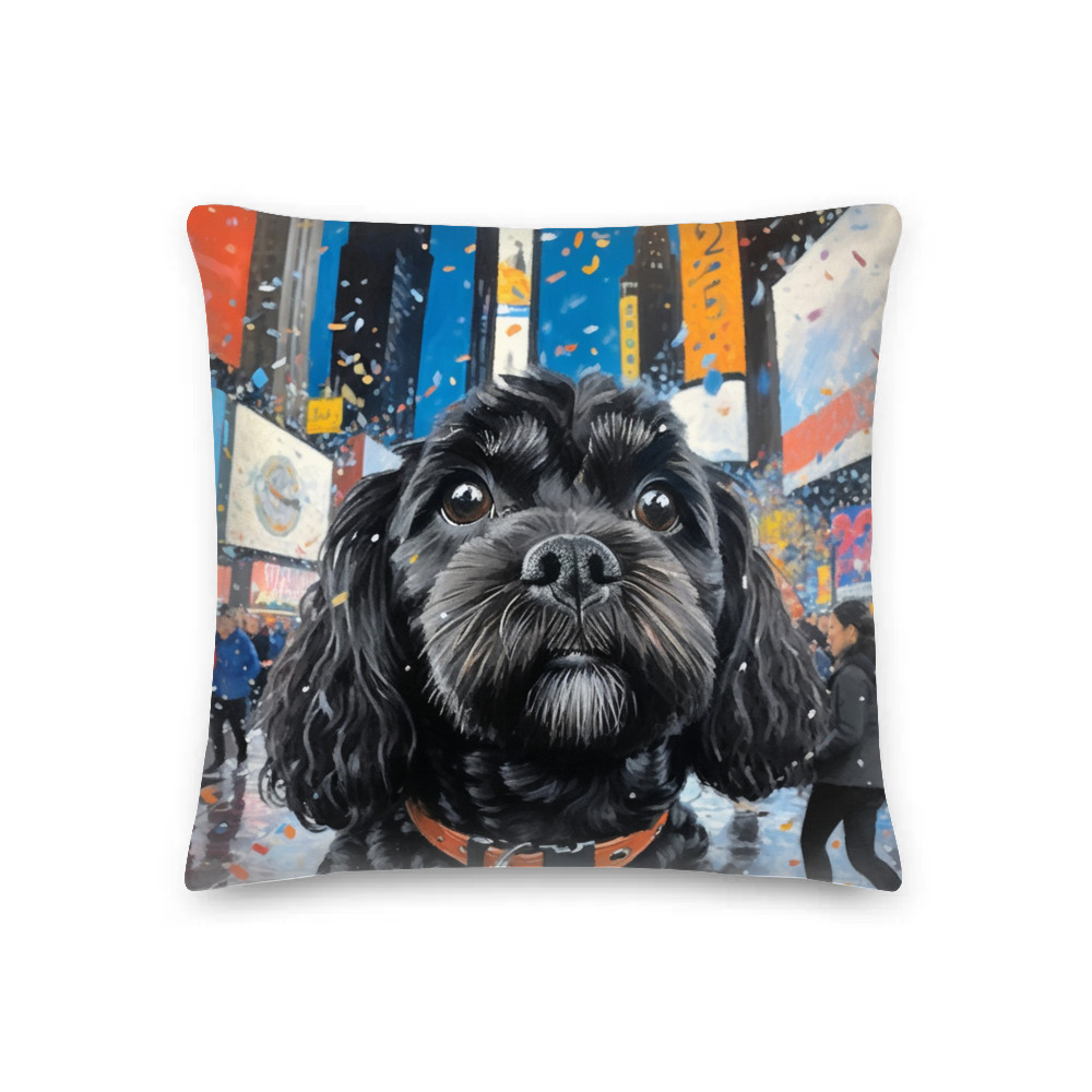 PugMug Custom Lily Premium Pillow