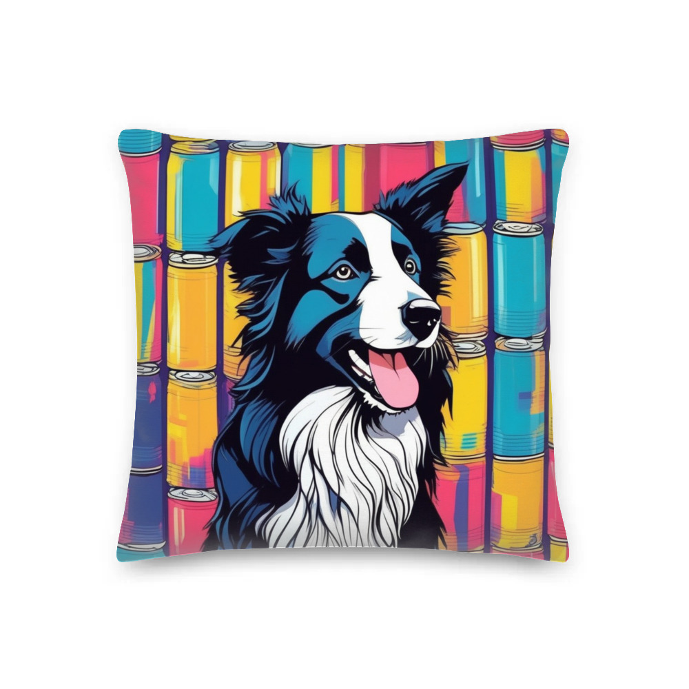 PugMug Custom Border Collie Premium Pillow