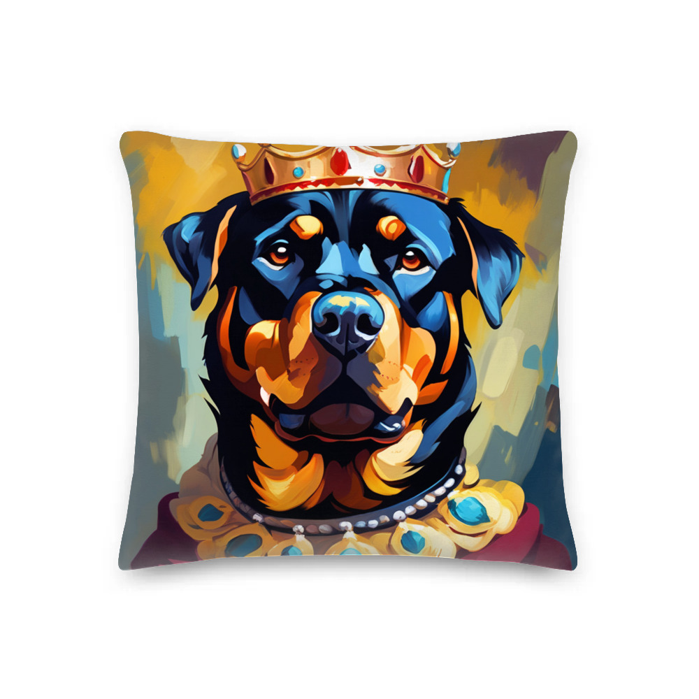 PugMug Custom Rottweiler Premium Pillow