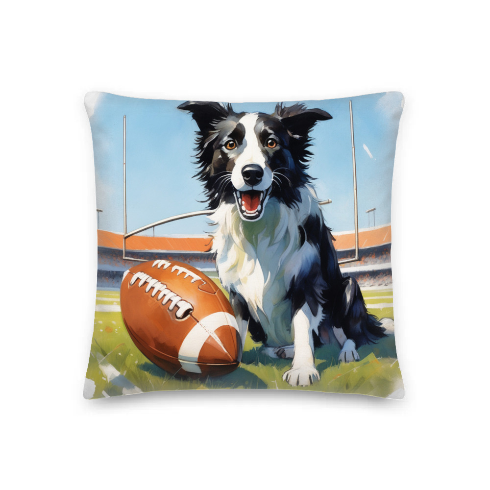 PugMug Custom Border Collie Premium Pillow