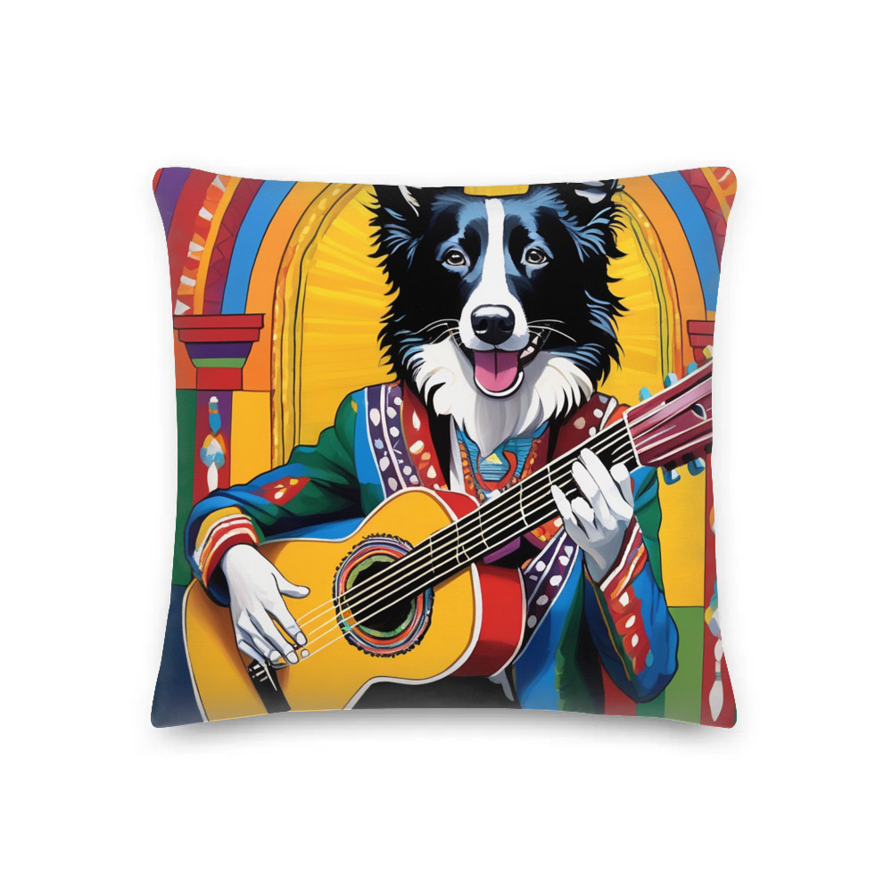 PugMug Custom Border Collie Premium Pillow