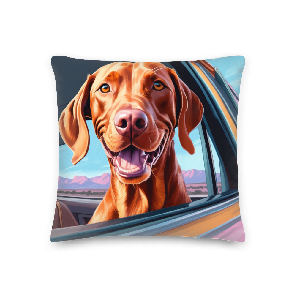 PugMug Custom Vizsla Premium Pillow