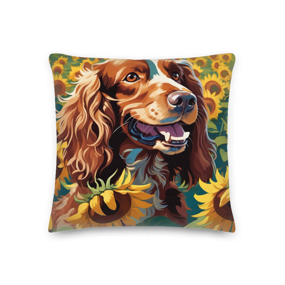 PugMug Custom Cocker Spaniel Premium Pillow