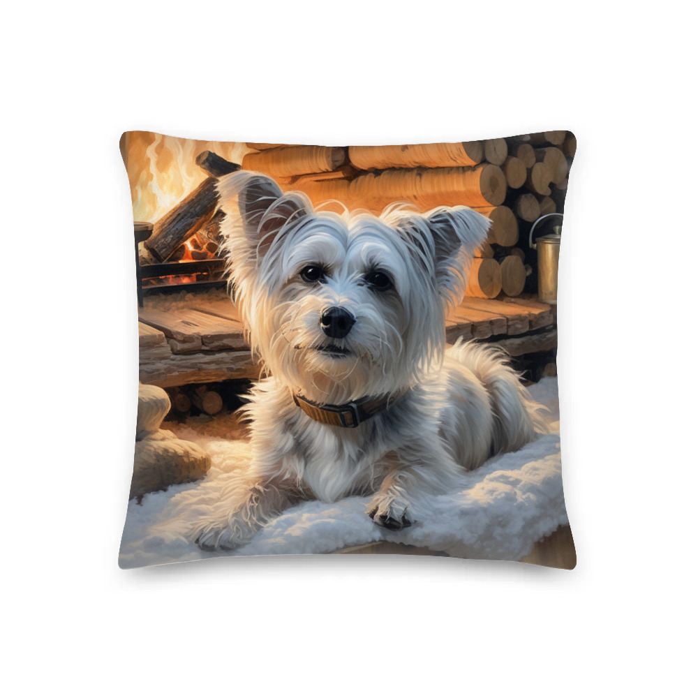 PugMug Custom Leo Premium Pillow