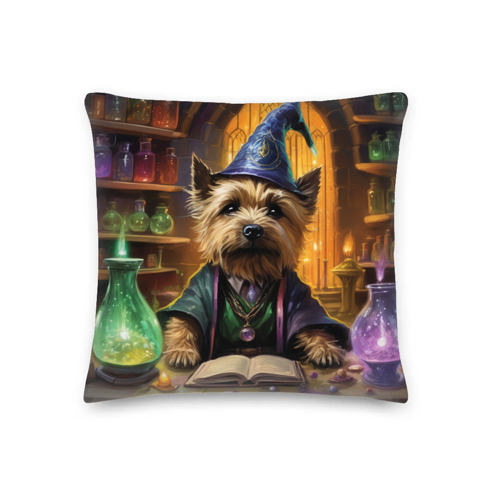PugMug Custom Cairn Terrier Premium Pillow