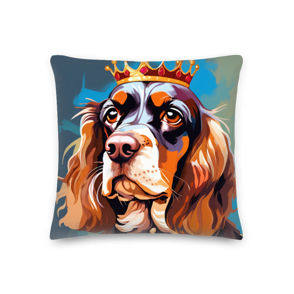 PugMug Custom English Cocker Spaniel Premium Pillow