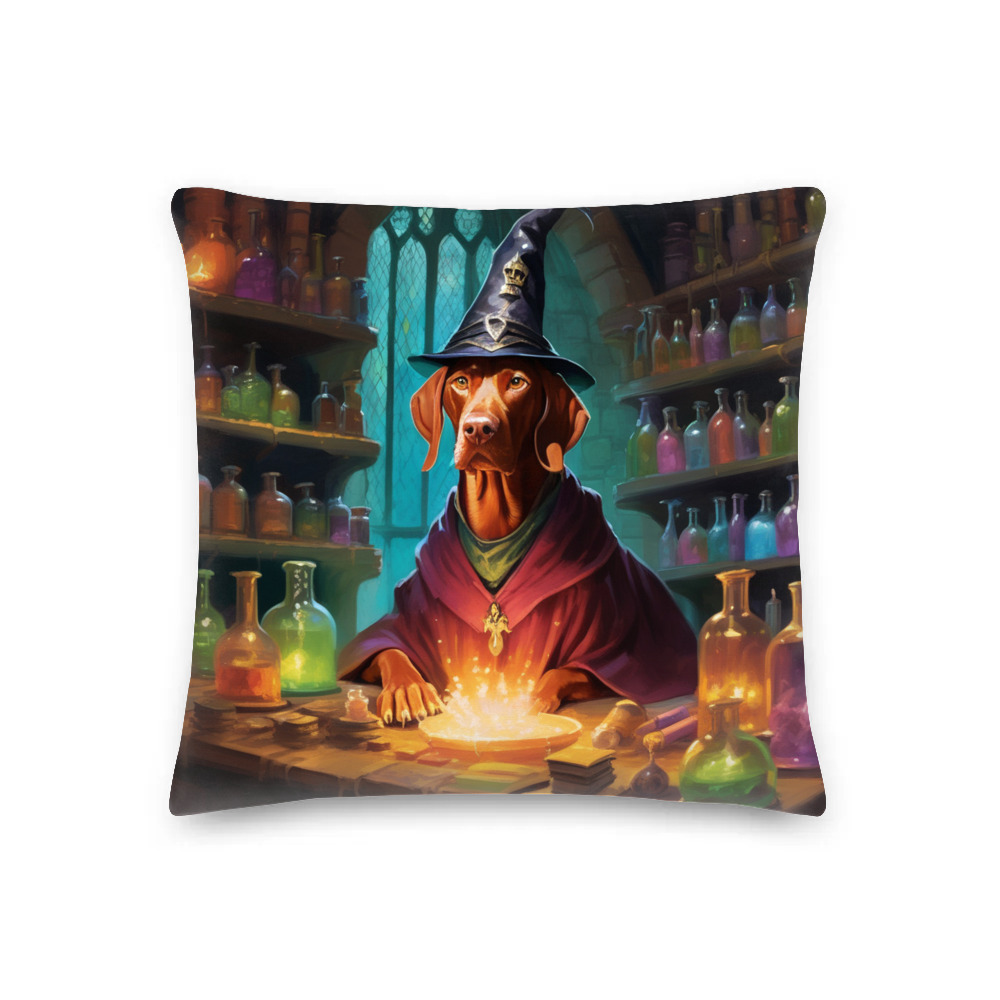 PugMug Custom Vizsla Premium Pillow