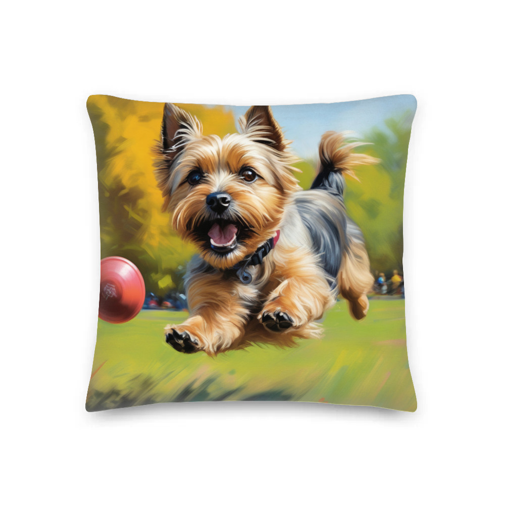 PugMug Custom Cairn Terrier Premium Pillow