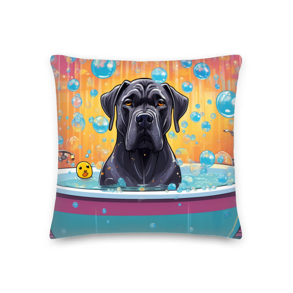PugMug Custom Cane Corso Premium Pillow