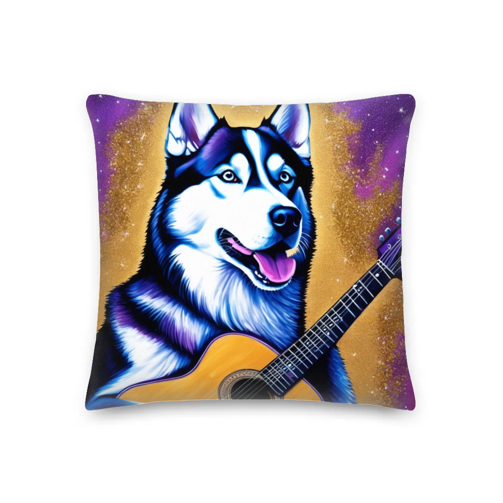 PugMug Custom Siberian Husky Premium Pillow