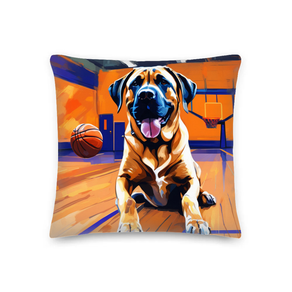 PugMug Custom Mastiff Premium Pillow