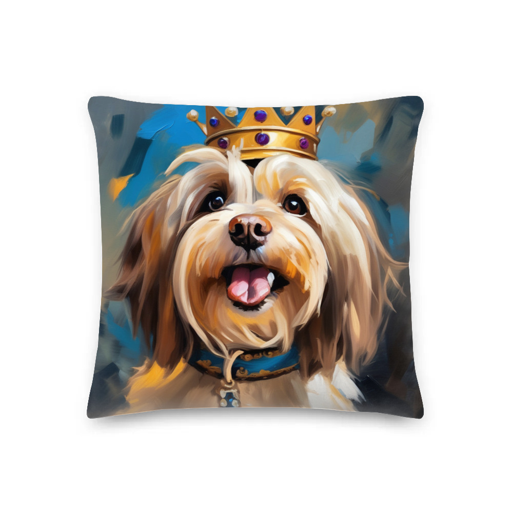 PugMug Custom Tan Havanese Dog Premium Pillow