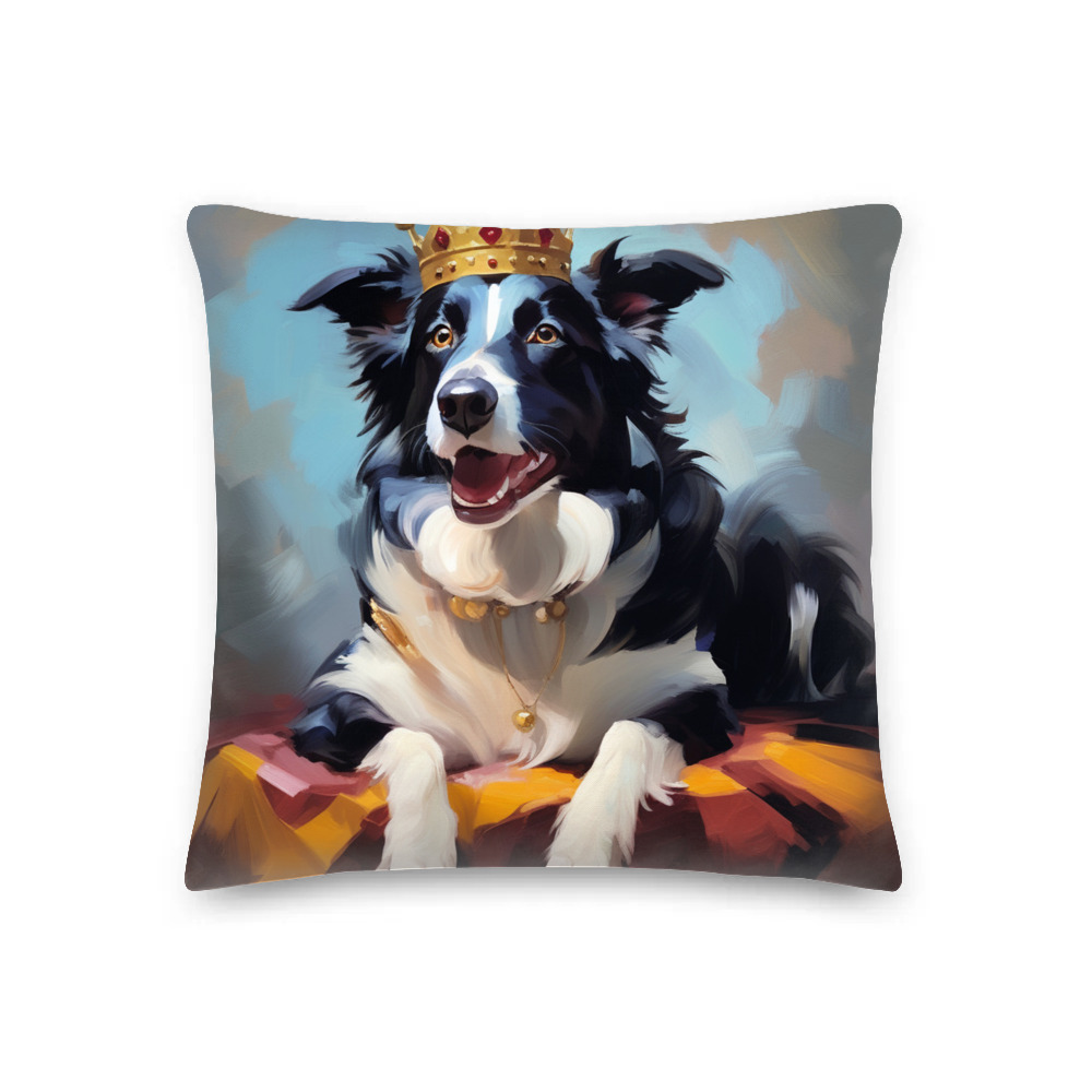 PugMug Custom Border Collie Premium Pillow