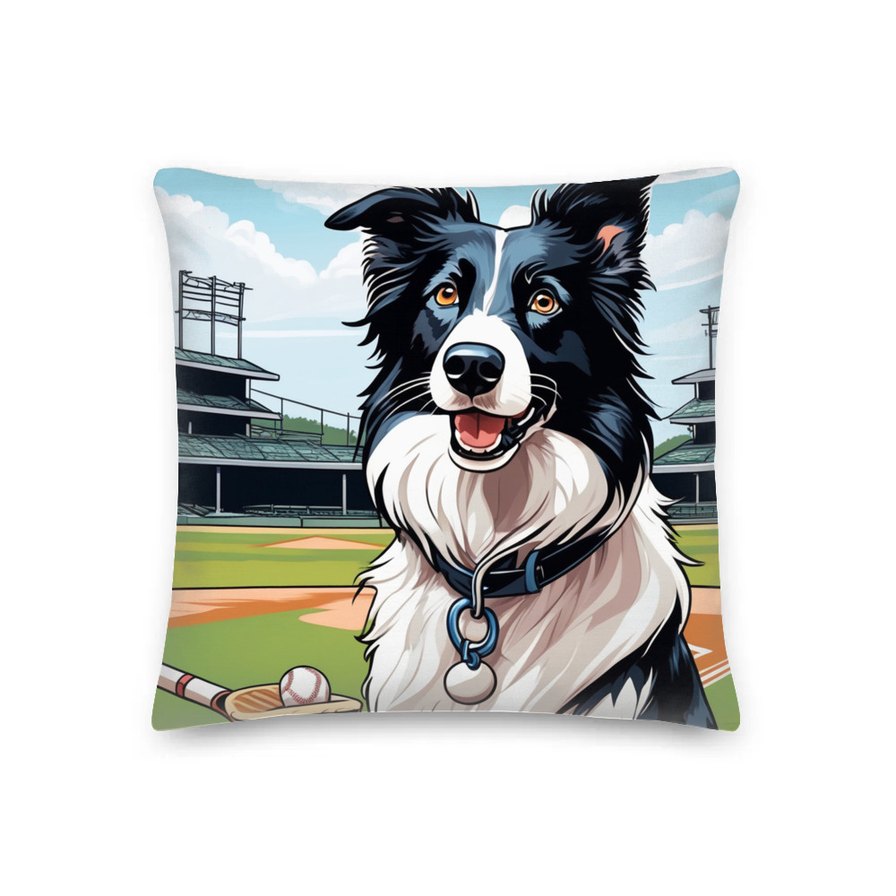 PugMug Custom Border Collie Premium Pillow