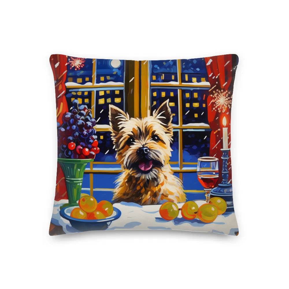 PugMug Custom Cairn Terrier Premium Pillow