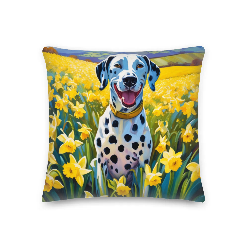 PugMug Custom Dalmatian Premium Pillow