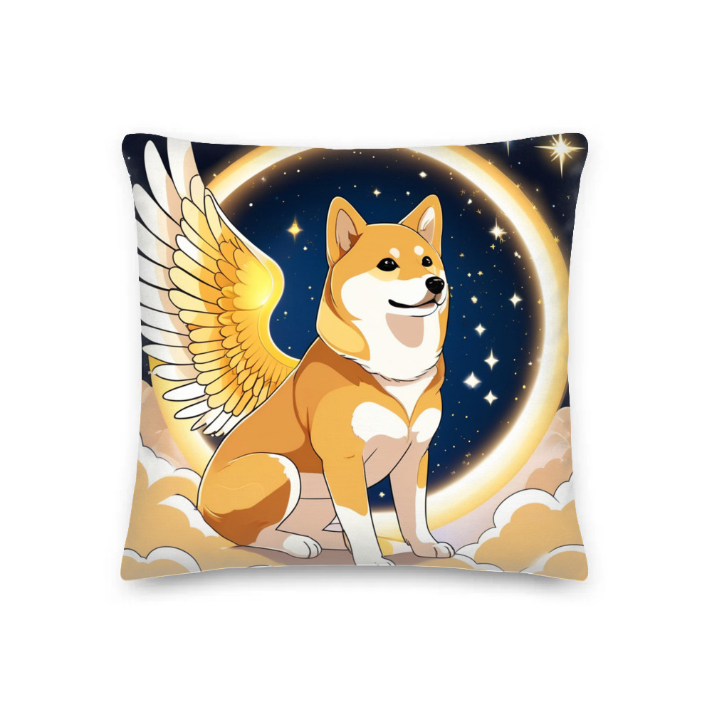 PugMug Custom Shiba Inu Premium Pillow