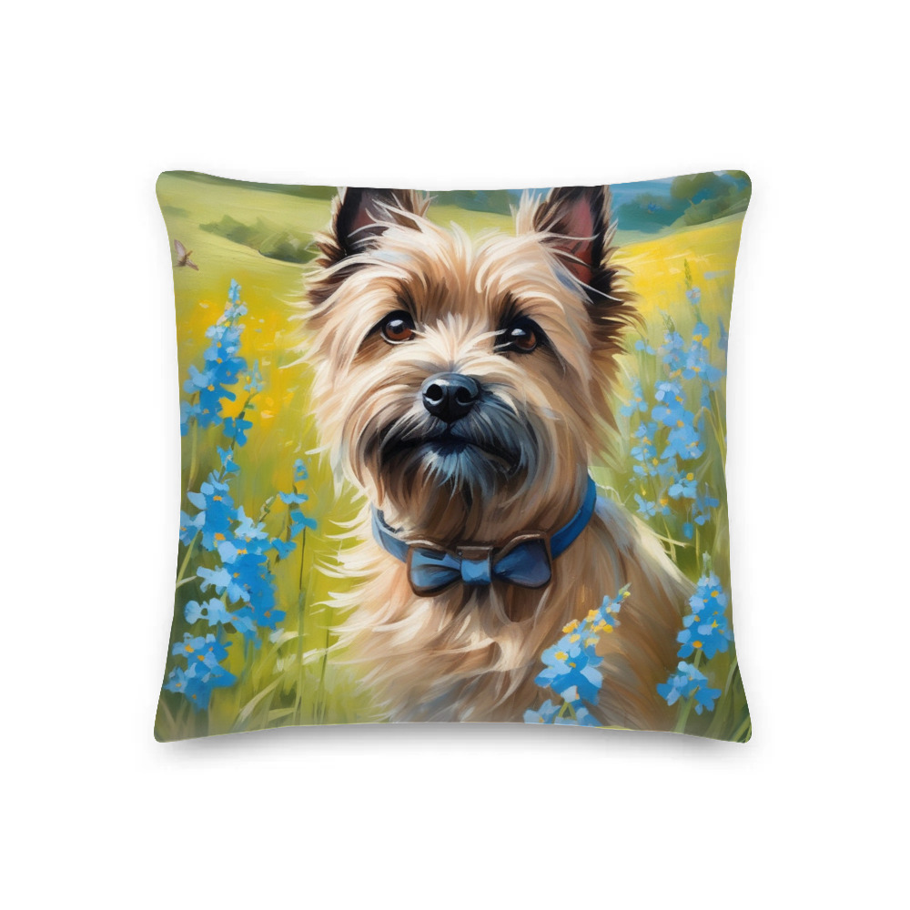 PugMug Custom Cairn Terrier Premium Pillow