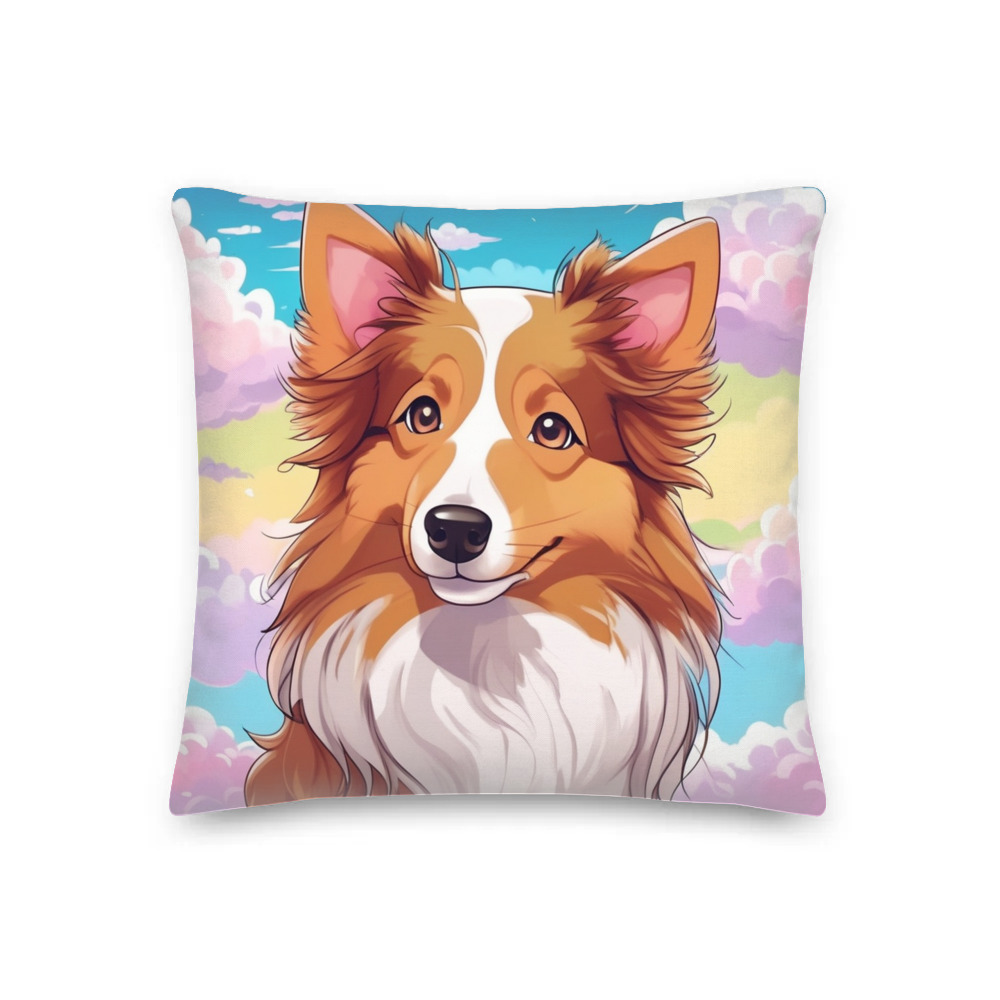PugMug Custom Shetland Sheepdog Premium Pillow