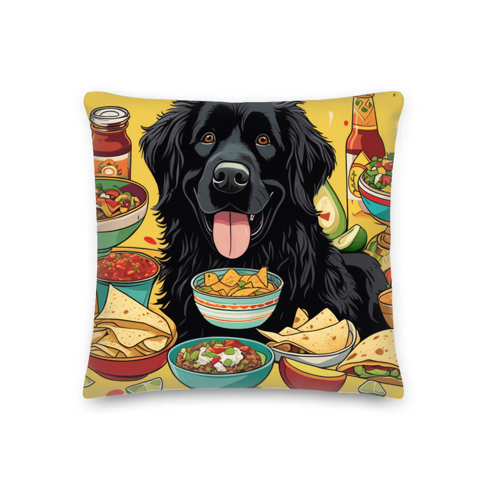 PugMug Custom Newfoundland Premium Pillow