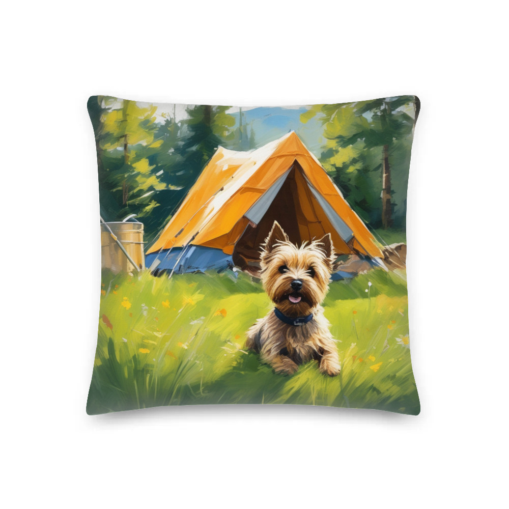 PugMug Custom Cairn Terrier Premium Pillow