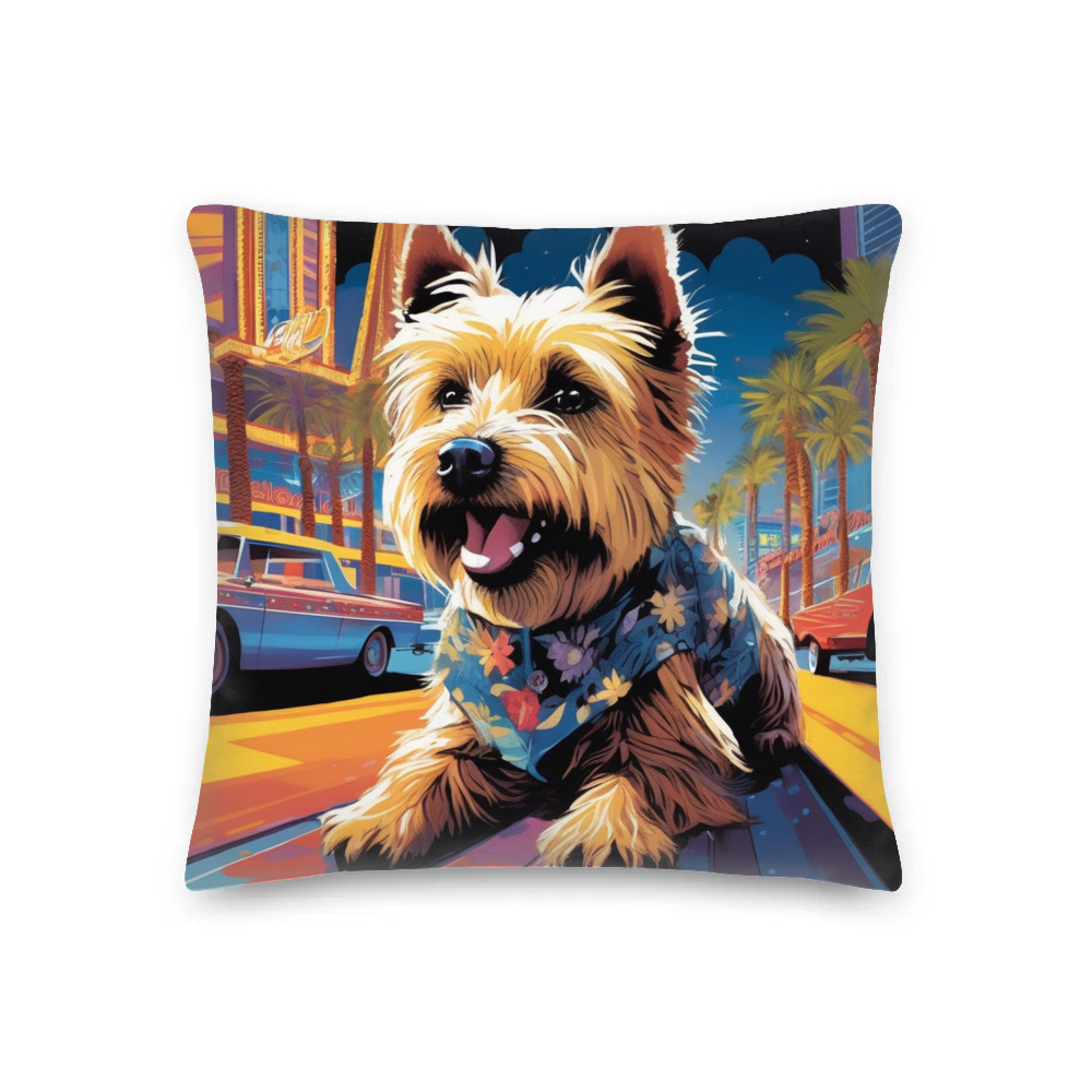 PugMug Custom Cairn Terrier Premium Pillow