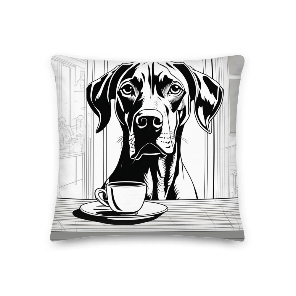 PugMug Custom Vizsla Premium Pillow