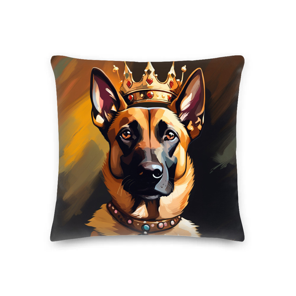 PugMug Custom Belgian Malinois Premium Pillow
