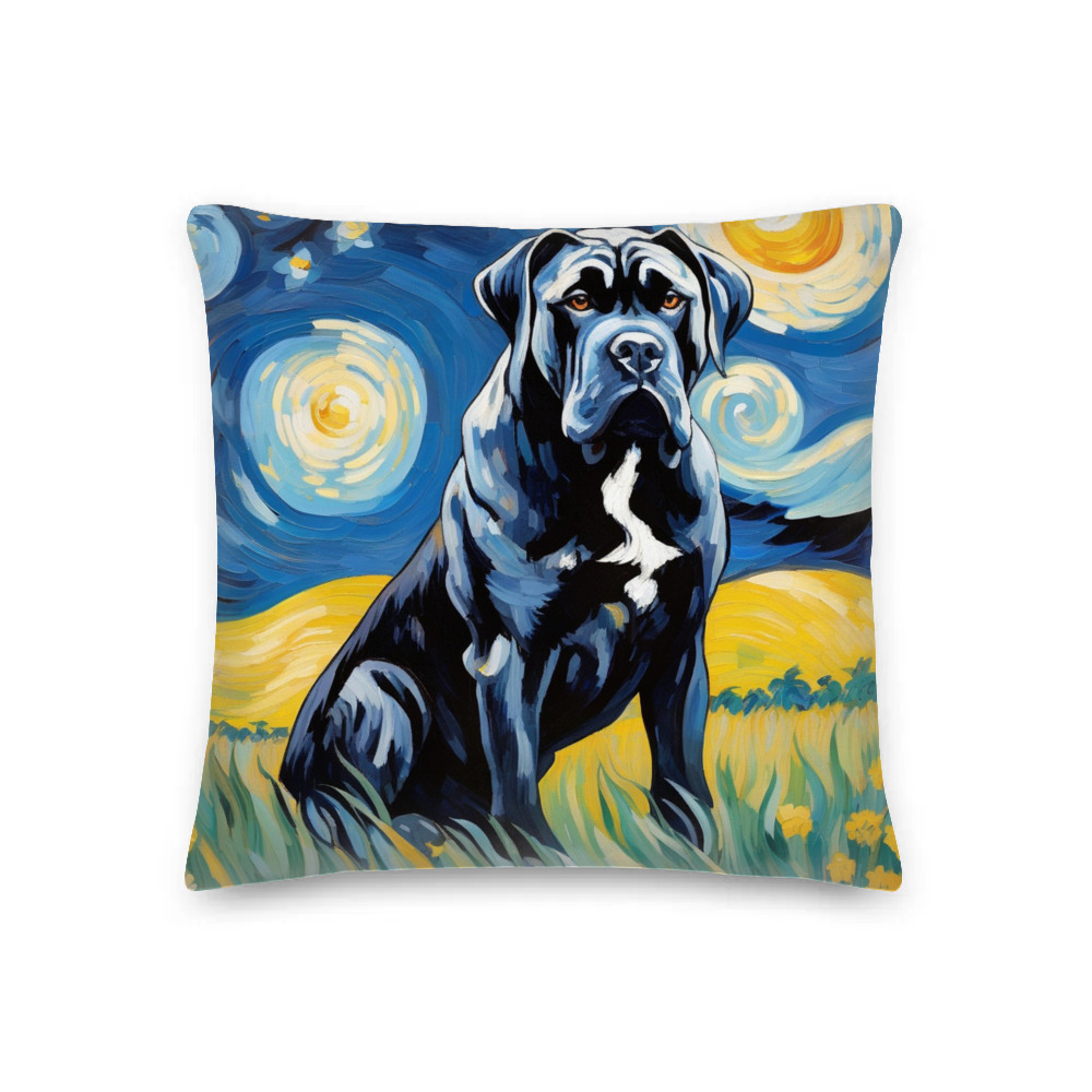 PugMug Custom Cane Corso Premium Pillow
