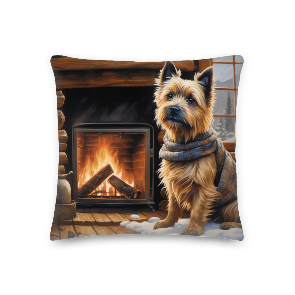 PugMug Custom Cairn Terrier Premium Pillow