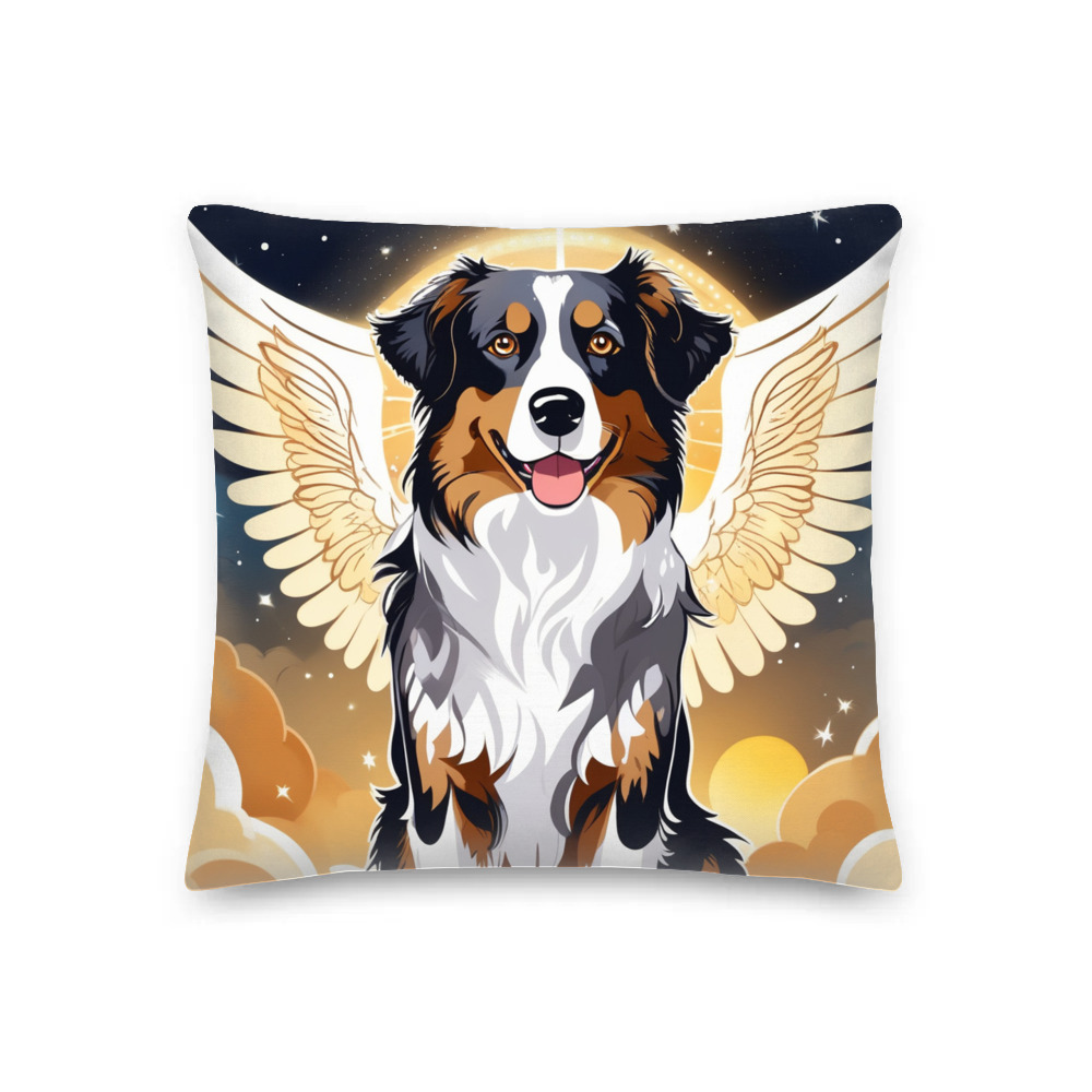 PugMug Custom Australian Shepherd Dog Premium Pillow