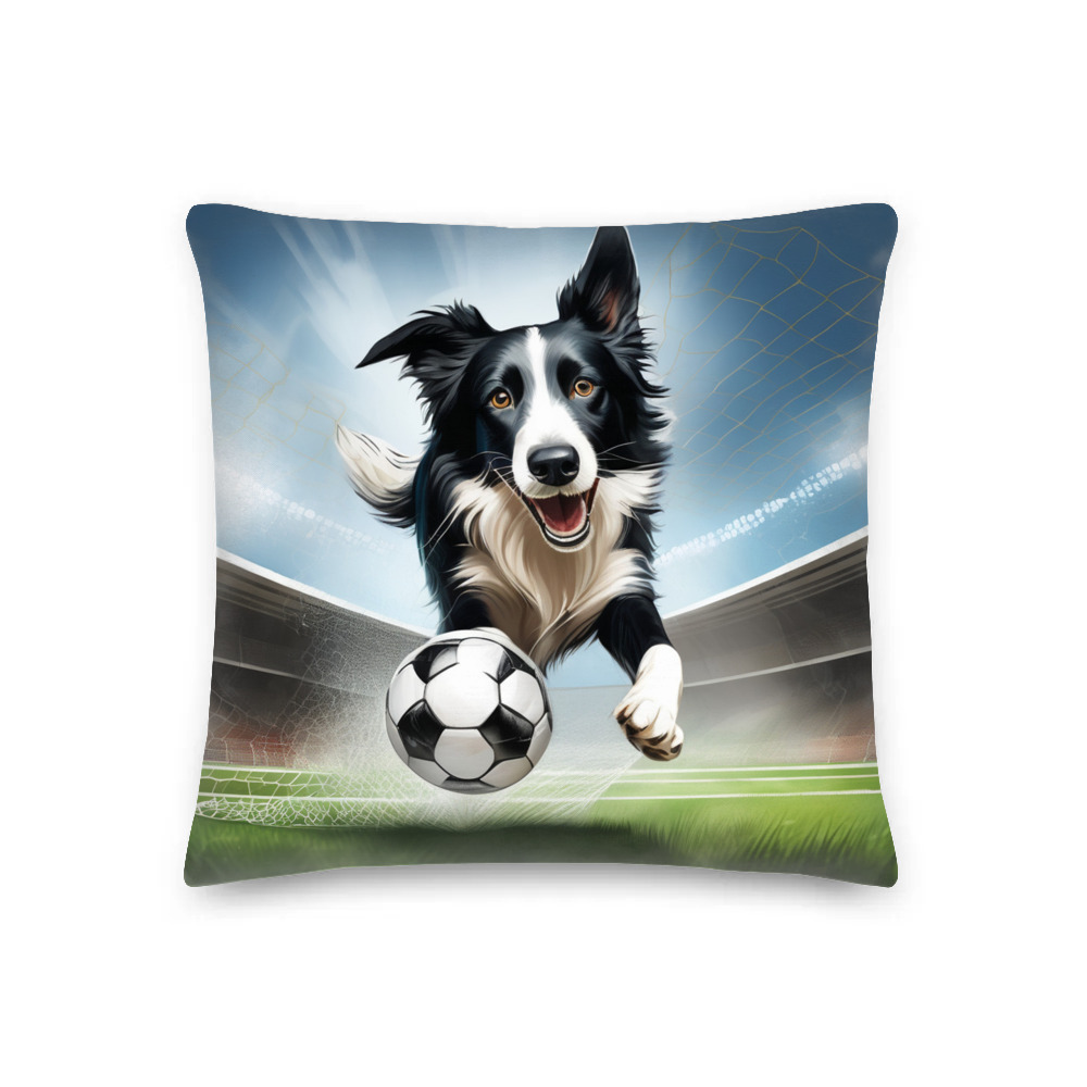 PugMug Custom Border Collie Premium Pillow