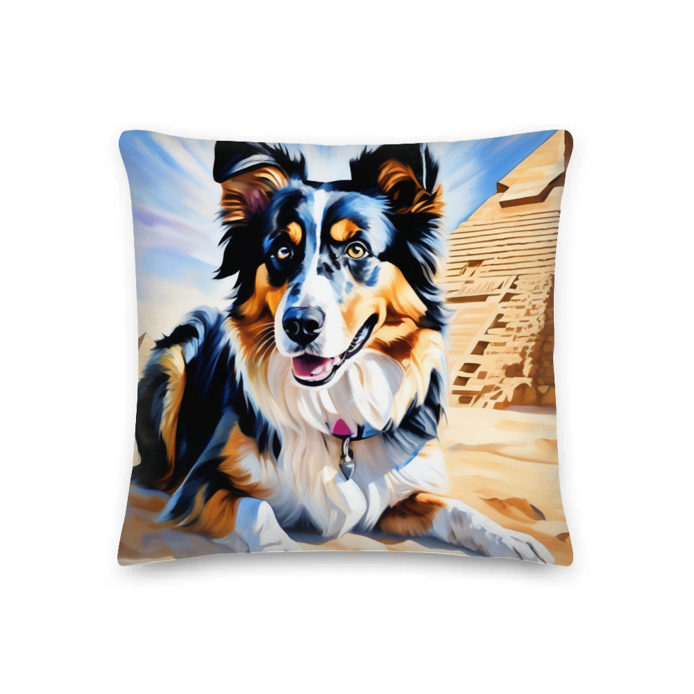 PugMug Custom Australian Shepherd Dog Premium Pillow