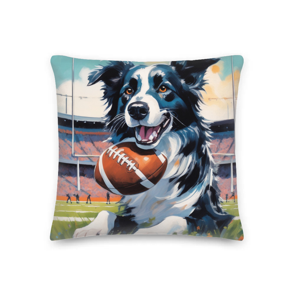PugMug Custom Border Collie Premium Pillow