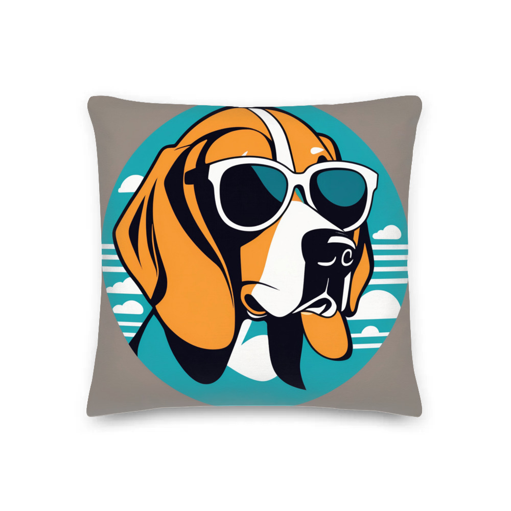 PugMug Custom Beagle Premium Pillow